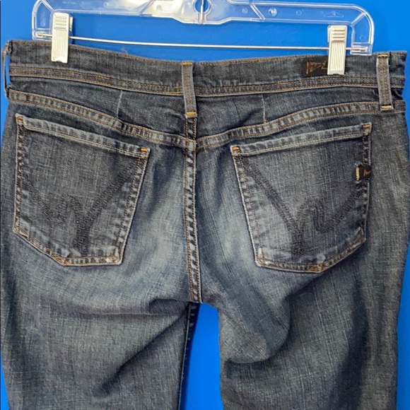 CITIZENS OF HUMANITY Ava Low Rise Strt Leg Jeans Orig Sz 31, altered smaller - Picture 4 of 15